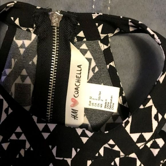 H&M COACHELLA Halter Mini Dress Tunic Top - Picture 3 of 5